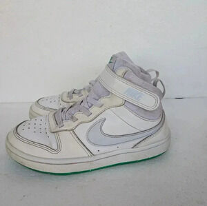 Nike Shoes Court Borough Mid 2 Pure Platinum Mint Sneakers SZ 13c (CD7783-011)